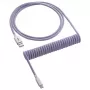 CableMod Classic Coiled CM-CKCA-CW-PW150PW-R špirálový kábel ku klávesnici, USB-C na USB-A, 150 cm, Rum Raisin