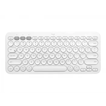 Logitech Multi-Device K380 - klávesnica - bezdrôtová - Bluetooth 3.0 - nemecká - Off-White