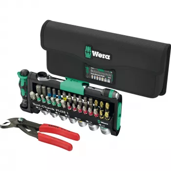 Sada náradia Wera Tool-Check Combi 1 s kliešťami Knipex Cobra, 40-dielna