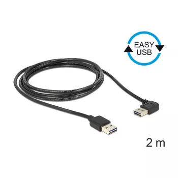 USB kábel DeLOCK 85557 USB 2.0 2 m čierny