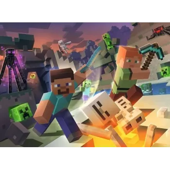 Ravensburger Minecraft 100 dielov puzzle videohra