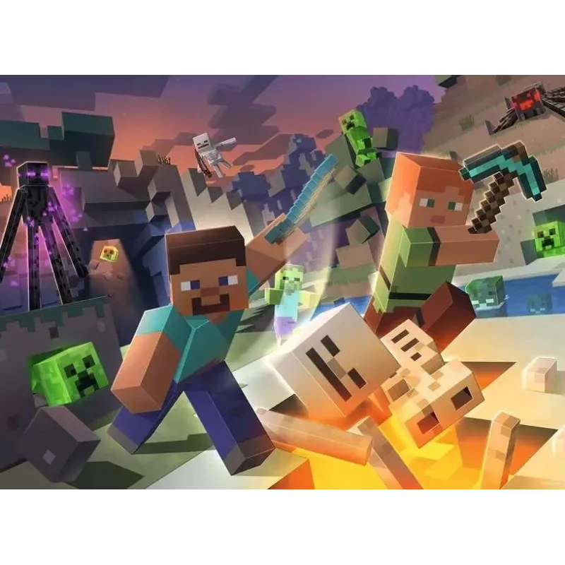 Ravensburger Minecraft 100 dielov puzzle videohra