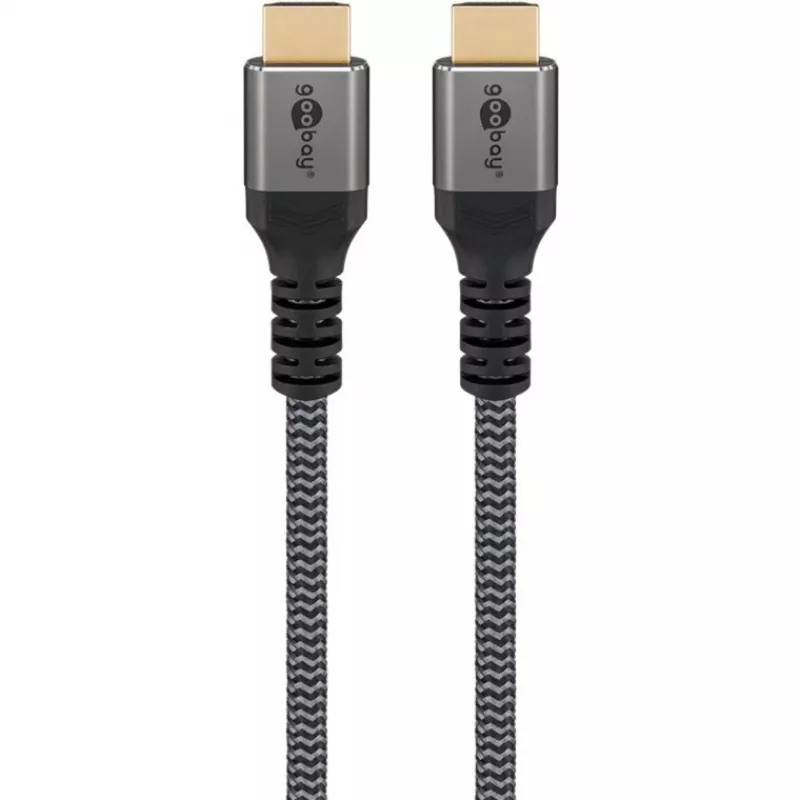 Plus High-Speed HDMI kábel s Ethernetom, 4K @ 60Hz sivý, 0,5 metra