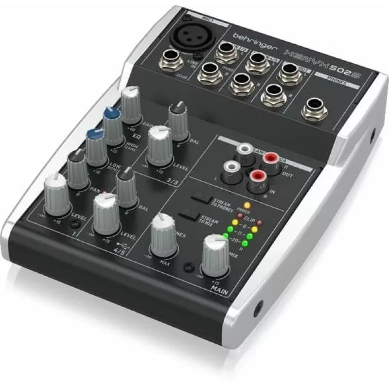 Behringer XENYX 502S - analógový audio mixér