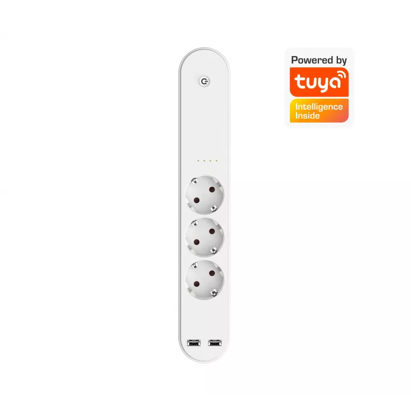 Smart Power Strip Denver SHP-310U 3 AC výstupy Typ F 3680 W