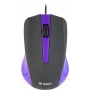 USB káblová myš, 3 tlačidlá, pogumovaný povrch