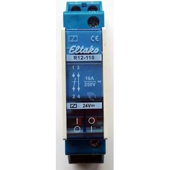 Eltako R12-110-24V DC spínacie relé 1S+1 NC 16A 22110055