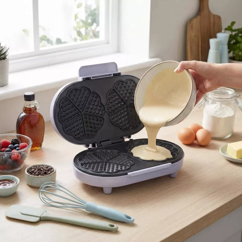 Giles & Posner EK6700GSPPVDE dvojité srdcové wafle