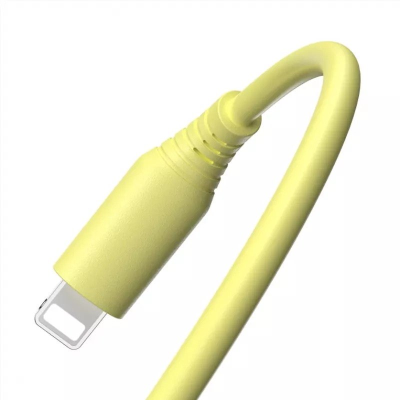 USB na Lightning kábel Tellur T-MLX46884 3A 1m žltý
