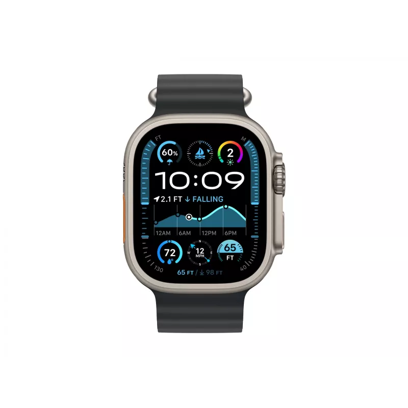 Apple Watch Ultra 2 GPS + Cellular 49mm čierne titánové puzdro s čiernym