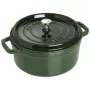 Liatinová zapekacia forma Staub 40509-356-0 3,8 l zelená, okrúhla