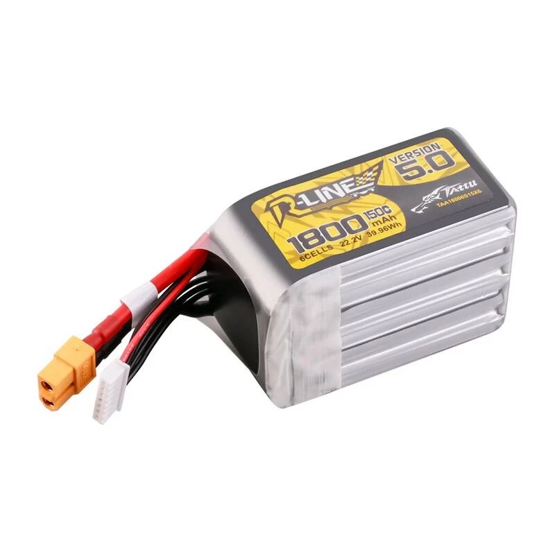 Lipo Tattu R-Line Version 5.0 1800mAh 22.2V 150C 6S batéria s XT60 konektorom
