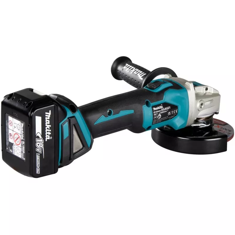 X-LOCK akumulátorová uhlová brúska DGA521ZX1, 18Volt (modrá/čierna, bez batérie a nabíjačky)