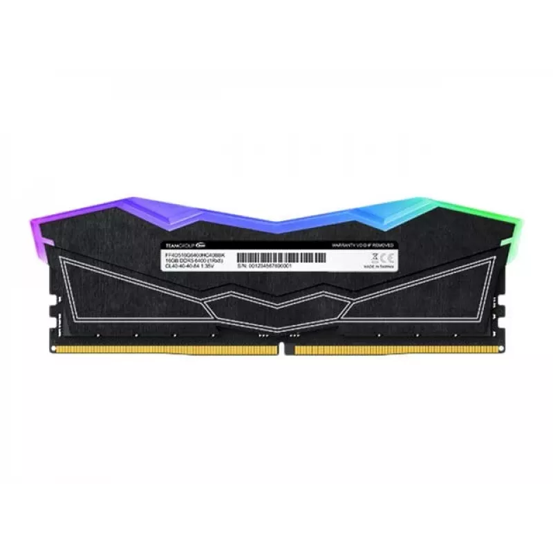 DIMM 32 GB DDR5-6000 (2x 16 GB) Dual-Kit, pamäť čierna, FF3D532G6000HC38ADC01, Delta RGB, INTEL XMP