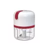 Beper P102ROB050 nabíjací sekáčik potravín cez USB, 0,25 L, 30 W, biely/červený