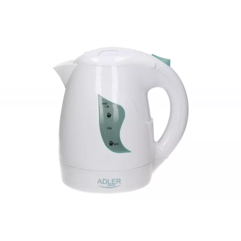 Adler AD 08 w rýchlovarná kanvica 1 L 850 W biela