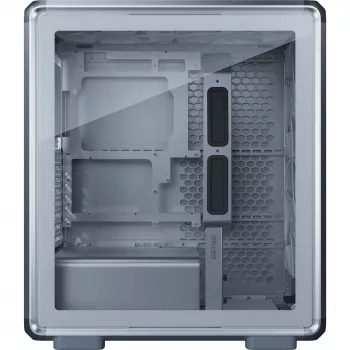 Cooler Master MasterFrame 500 Mesh PC skriňa, Midi-Tower, E-ATX, tvrdené sklo – strieborná