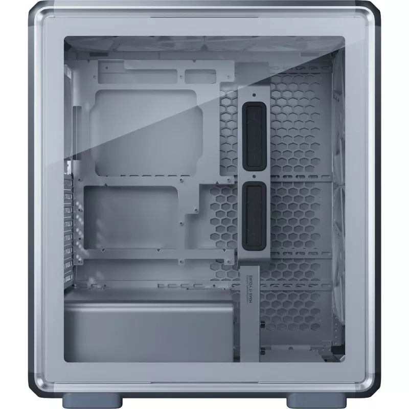 Cooler Master MasterFrame 500 Mesh PC skriňa, Midi-Tower, E-ATX, tvrdené sklo – strieborná