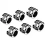 Alphacool Eiszapfen Pro konektor 16 mm hardtube fitting G1/4, balenie 6 ks - chróm