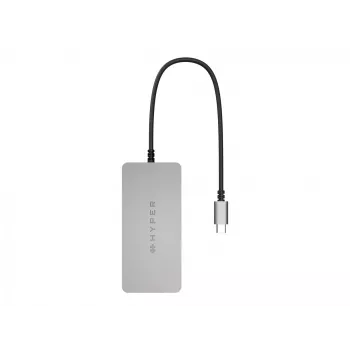 HYPER HDMB2 rozbočovač USB 3.2 Gen 1 (3.1 Gen 1) Type-C 5000 Mbit/s nehrdzavejúca oceľ