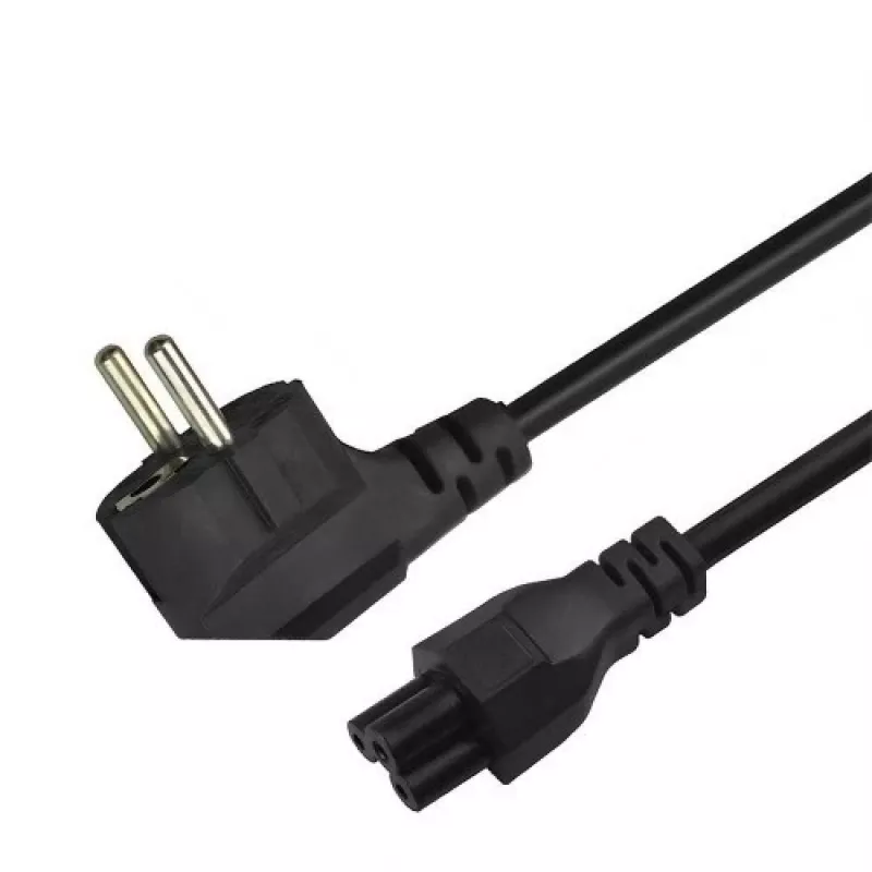Savio CL-158 napájací kábel IEC C5 na zástrčku C/E/F, 3 m, čierny