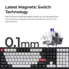 Mechanická klávesnica Keychron Q6H-M1 bezdrôtová RGB Carbon čierna