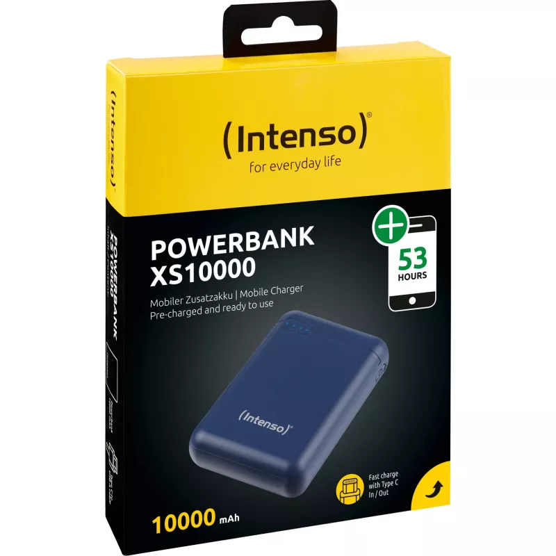 Powerbanka USB 10000MAH/DUNKELBLAU XS10000 Intenso