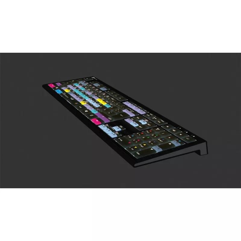 Logickeyboard ASTRA 2 DaVinci Resolve klávesnica LKB-RESB-A2PC-DE, USB, QWERTZ nemecká (DE), PC, čierna