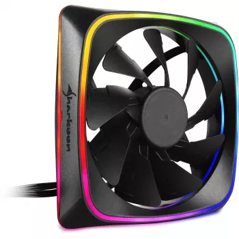 Ventilátor Sharkoon RGB SHARK Lights 12 cm čierny