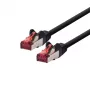 LOGON TCR66SS070BL sieťový prepojovací kábel, Cat6 SF/UTP (S-FTP), 7 m, čierny