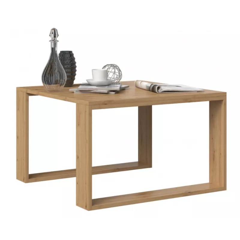 MODERN MINI stôl 67x67x40 cm artisan dub