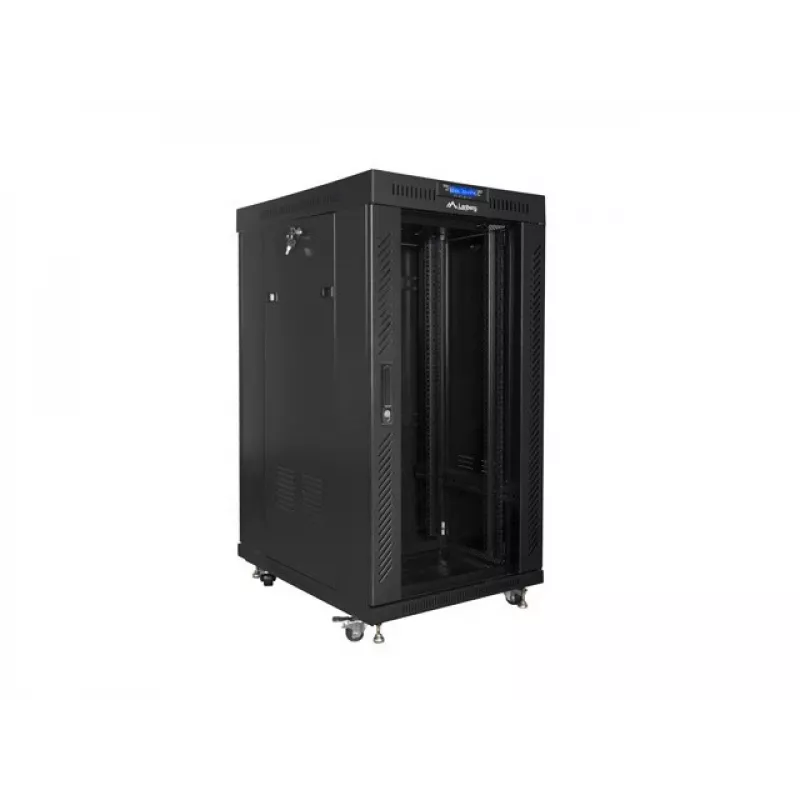 Voľne stojaca rack skriňa LANBERG FF01-6822-12BL 22U čierna 1200 kg