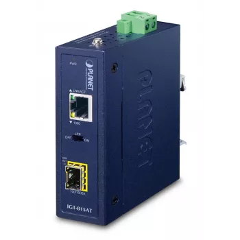 PLANET IGT-815AT sieťový mediálny konvertor 1000 Mbit/s multimódový, jednovláknový modrá