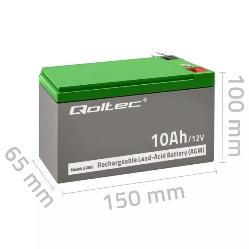 AGM batéria 12V 10Ah bezúdržbová pre UPS