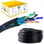 Sieťový kábel Extralink Twisted pair CAT5E FTP Outdoor 305m čierny