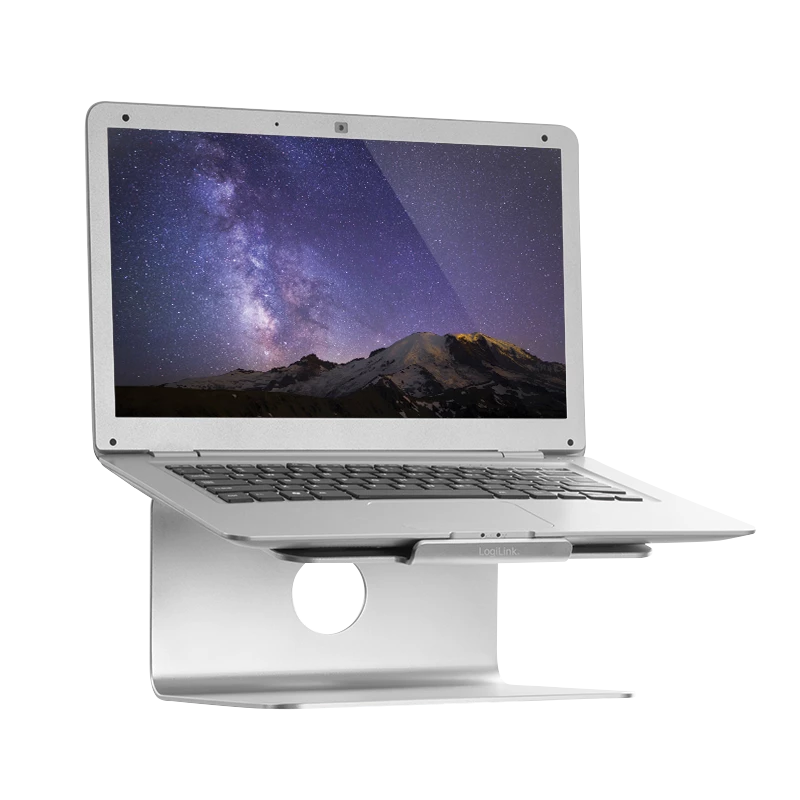 LogiLink AA0104 stojan na notebook strieborný 43,2 cm (17