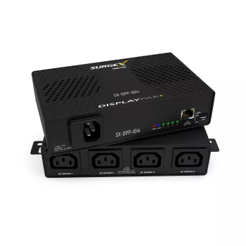 Rackmount SurgeX DisplayPak IP-riadená prepäťová ochrana SX-DPP-104I, vzdialený monitoring cez IP