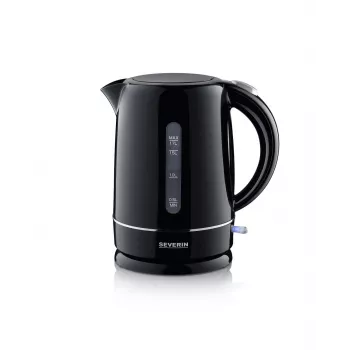 Severin WK 4322 Kanvica na vodu 1,7 l 2200 W čierna