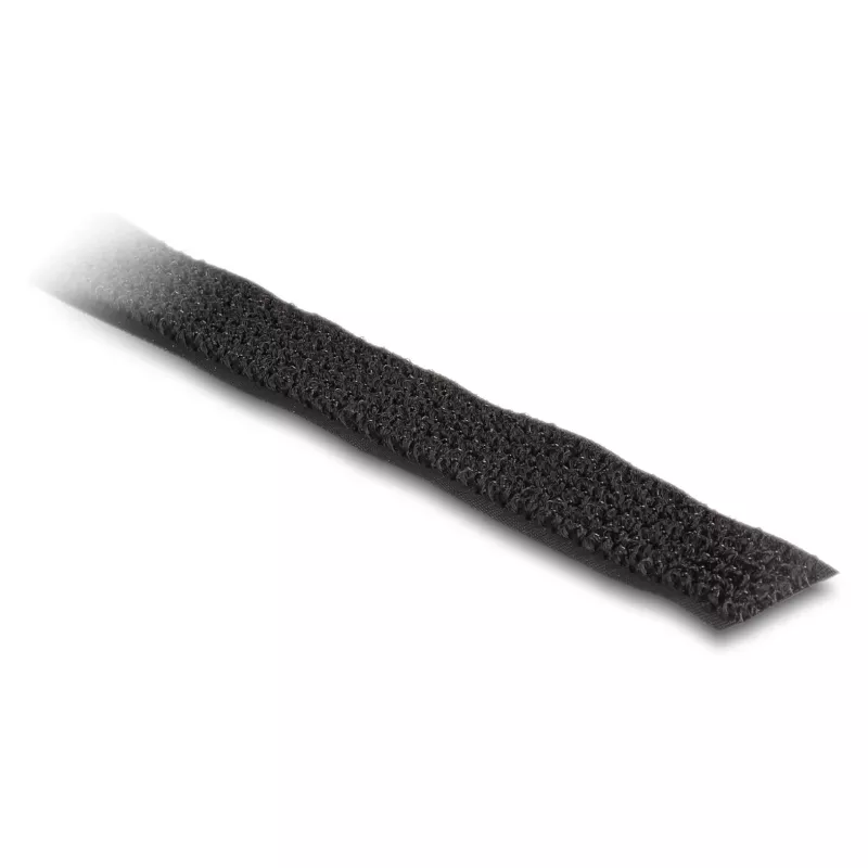 DeLOCK suchý zips 5m x 20mm čierny nylon