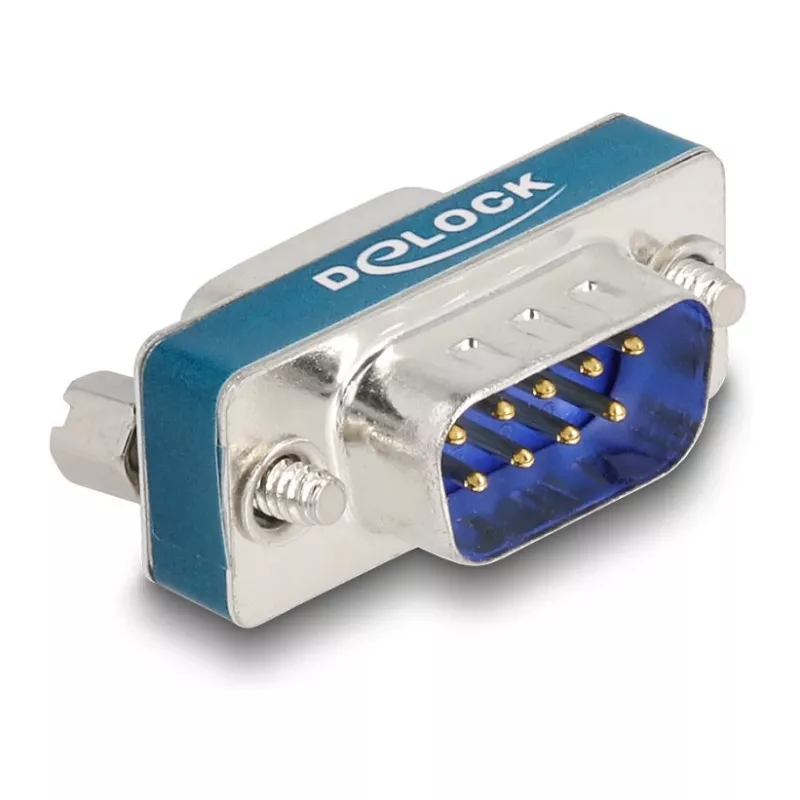 DeLOCK RF/EMI odrušovací filter D-Sub 9-pin konektor samec na konektor samica indukčný dolnopriepustný