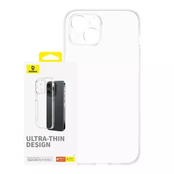 Puzdro na telefón Baseus OS‑Lucent Series pre iPhone 15 Plus, transparentné, tenké