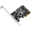 SilverStone ECU03 - USB adaptér - PCIe 2,0 x2 Low Profile - USB-C 3,1 x 1 + USB-C x 1 (SST-ECU03)