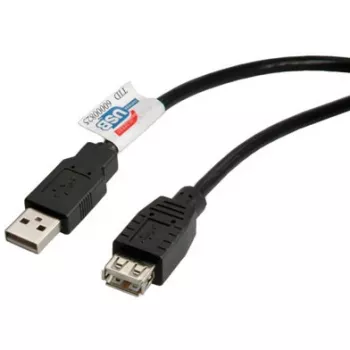 ROLINE USB 2.0 kábel, typ A-A, konektor samec/konektor samica 1,8m (11.02.8948)