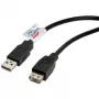 ROLINE USB 2.0 kábel, typ A-A, konektor samec/konektor samica 1,8m (11.02.8948)