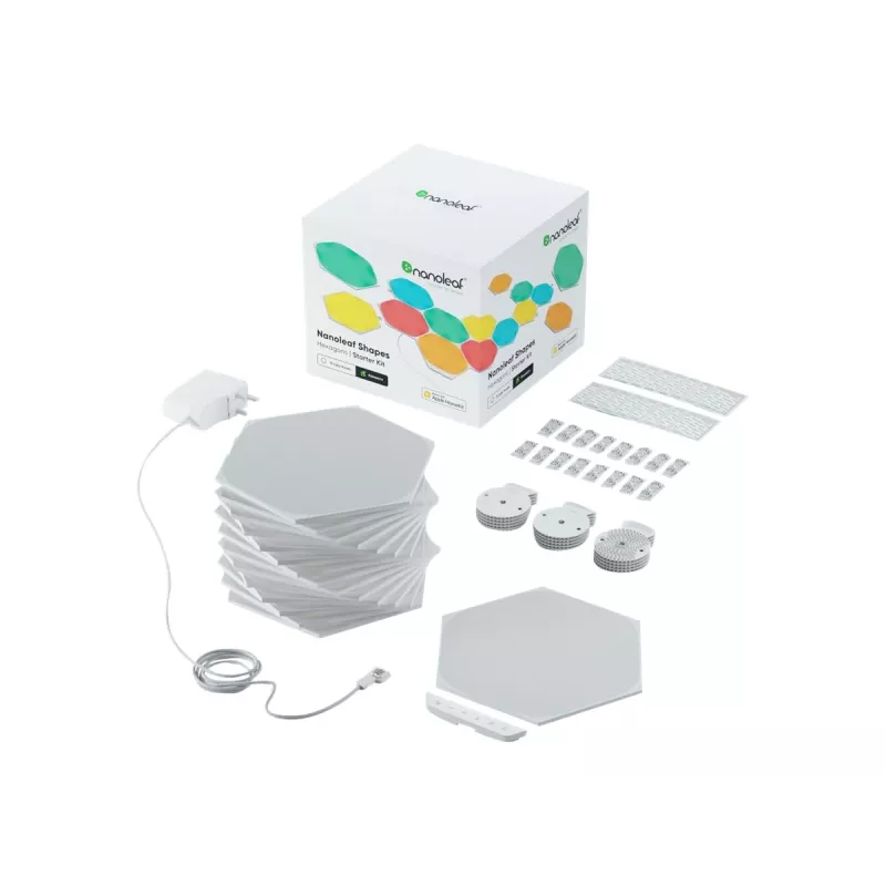 LED šesťuholníkový panel Nanoleaf NL42-6002HX-15PK, RGB, 15 balenie, AC napájanie