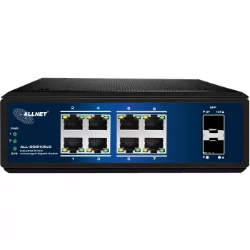 Sieťový switch ALLNET ALL-SGI8108v2 8-portový 10/100/1000 Mbit/s Gigabit