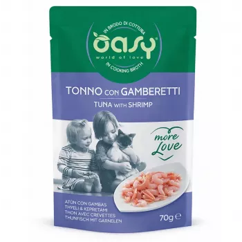 Oasy More Love tuniak s krevety vrecko 70 g