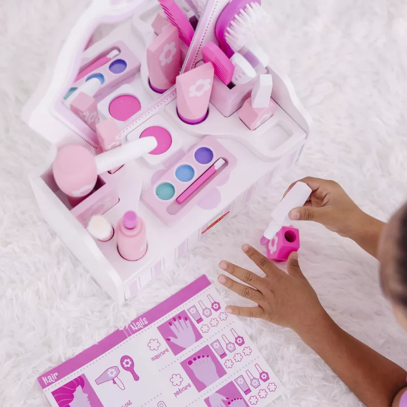 Melissa & Doug - sada kozmetického salónu, hra rolí