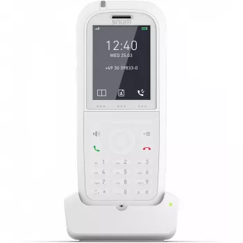 Snom M90 DECT telefónny slúchadlo s zobrazením čísla biela