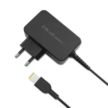 Qoltec 51035 napájací adaptér pre Lenovo 45 W, 20 V 2,25 A, Slim tip+pin, do interiéru, čierny